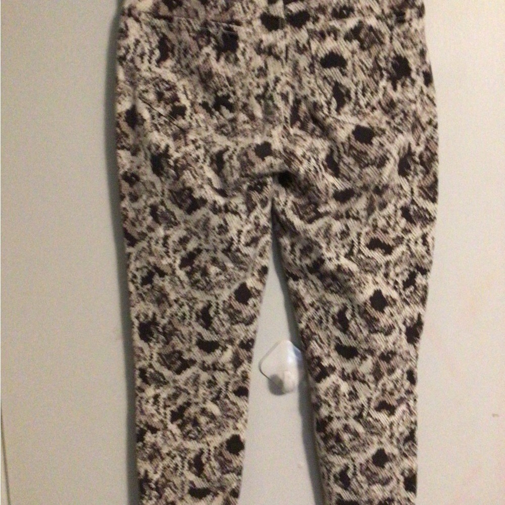 L'AGENCE Snakeskin Python Print Skinny Jeans‎ Neutral Stretch Denim Size 30 - Picture 5 of 6